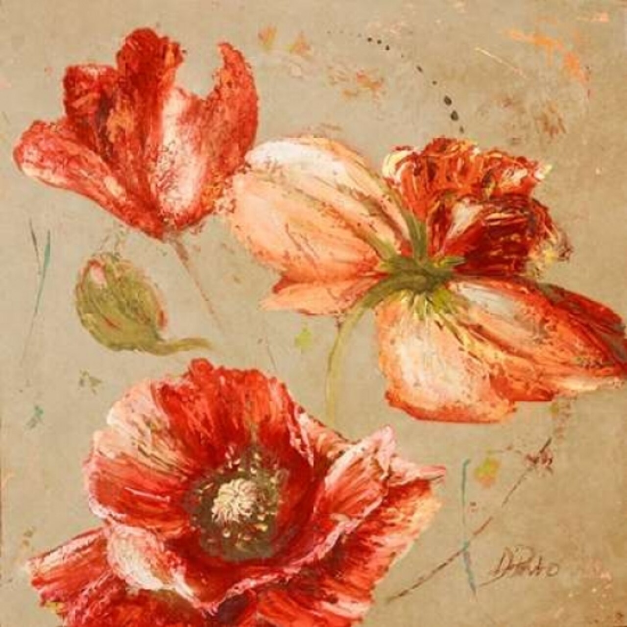 Dance of Poppies I Poster Print by Patricia Pinto - Item # VARPDX9591